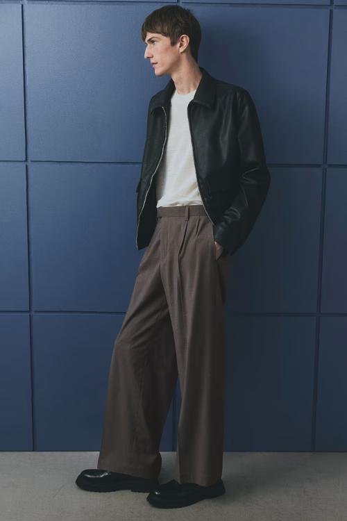 Casual Loose Fit Tailored Trousers